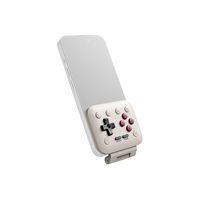 Manette de jeu mobile 8Bitdo FlipPad pour iPhone et Android, style Flip, USB-C Plug & Play, vertical, format poche, noir/blanc, vente au détail