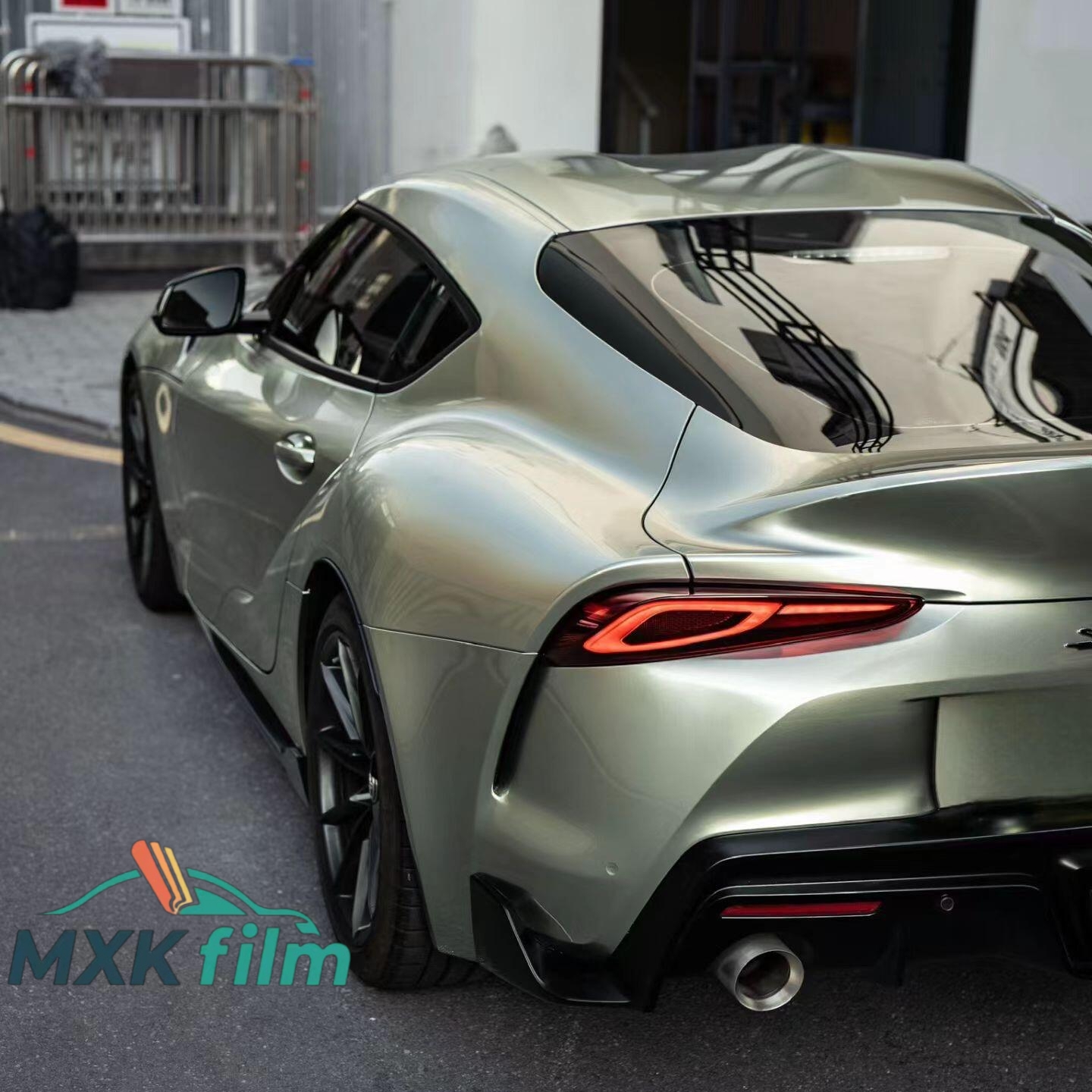 Pellicola vinilica per auto in TPU verde avventurina