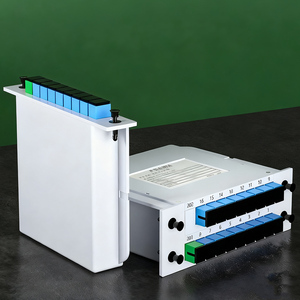 ตัวแยกไฟเบอร์ออปติกแบบเสียบ APC ชนิด POE TCP ช่วงกว้าง 1x2 1x4 1x8 1x16 1x32 1x64 แบบ Passive สำหรับเครือข่ายกระจายเสียง - Product Image 4