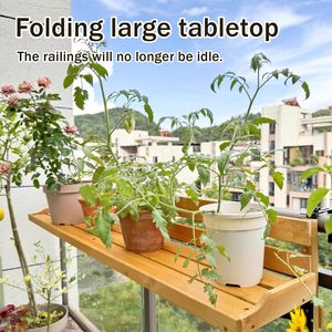 Tavolo <span class=keywords><strong>da</strong></span> <span class=keywords><strong>balcone</strong></span> in legno Combohome, tavolo <span class=keywords><strong>da</strong></span> <span class=keywords><strong>balcone</strong></span> pieghevole regolabile <span class=keywords><strong>da</strong></span> parete per <span class=keywords><strong>balcone</strong></span> e cortile - Product Image 3