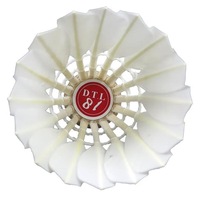Volant de Badminton RSL DTL-81 Original, en Plumes, Durable, de Haute Qualité pour l'Entraînement, les Tournois et les Clubs de Badminton