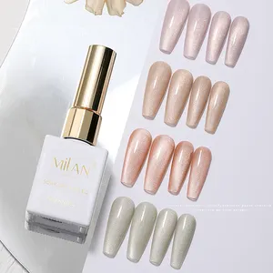 MILAN – ensemble de vernis à ongles Gel Uv, couche de finition longue durée, Semi-Permanent, à tremper, œil de chat, vente en gros