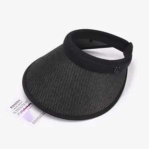 UV Protection Spring And Summer Women's Air Top Hat Paper Knitting Simple Riding Sun-Proof Sun Protection Hat Wholesale