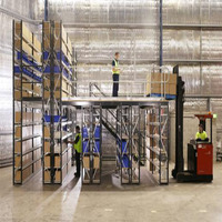 Système de rayonnages en mezzanine