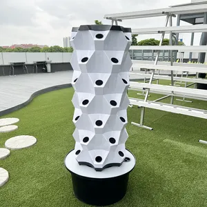 7 layers 42 holes autrophic lettuce vertical grow system hydroponic plant grow tower diy for home garden