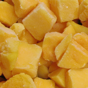 100% Natural Vietnamese Mango <b>Dice</b> Sweet Taste LQF Frozen Fruit Cubes Water Preservation Vacuum Pack Bulk Packaging Silk Chains - Product Image 1