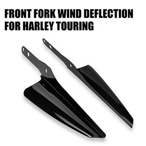 Déflecteurs de vent universels pour fourche avant, compatibles avec la plupart des motos <span class=keywords><strong>Harley</strong></span> <span class=keywords><strong>Davidson</strong></span> Touring - Compatibles avec Street Glide - Product Image 1