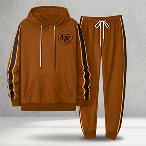 Conjunto Deportivo de Forro Polar para Hombre con Logotipo Personalizado, Sudadera con Capucha, 100% Algodón, Venta al Por Mayor OEM - Product Image 4