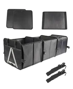 Qsp174 Auto Kofferbak Organizer Met Koeltas, Opvouwbare Kofferbak Koeler Organizer Voor Auto Draagbare Suv Kofferbak Organisatoren En Opslag