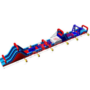 Mới nhất thiết kế Inflatable Modular cực khóa học trở ngại lớn trở ngại Inflatable khóa học cho trẻ em & người lớn - Product Image 1