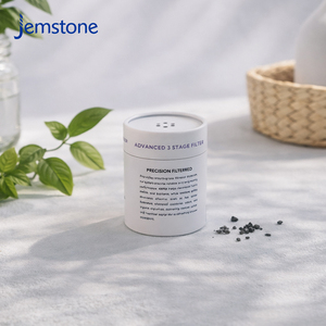 Envase de Tubo de Cartón Kraft Personalizado con Filtro de Ducha Ecológico Impreso, Envase de Tubo de Papel Rígido para Cosméticos y Té - Product Image 6
