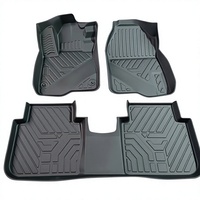 Tapis de sol de voiture 3D en TPE thermoformé double couche de luxe personnalisé, antidérapant, à bords profonds pour HONDA CRV 2007-2011