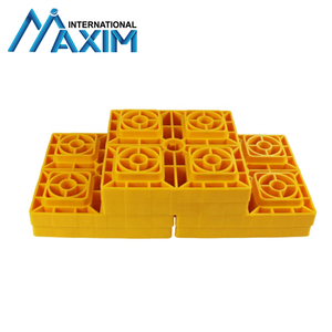 Blocs de nivellement pour camping-car Tampons de nivellement à emboîtement Bouchon de <span class=keywords><strong>roue</strong></span> de <span class=keywords><strong>caravane</strong></span> pour camping-car, cales en caoutchouc antidérapantes - Product Image 1