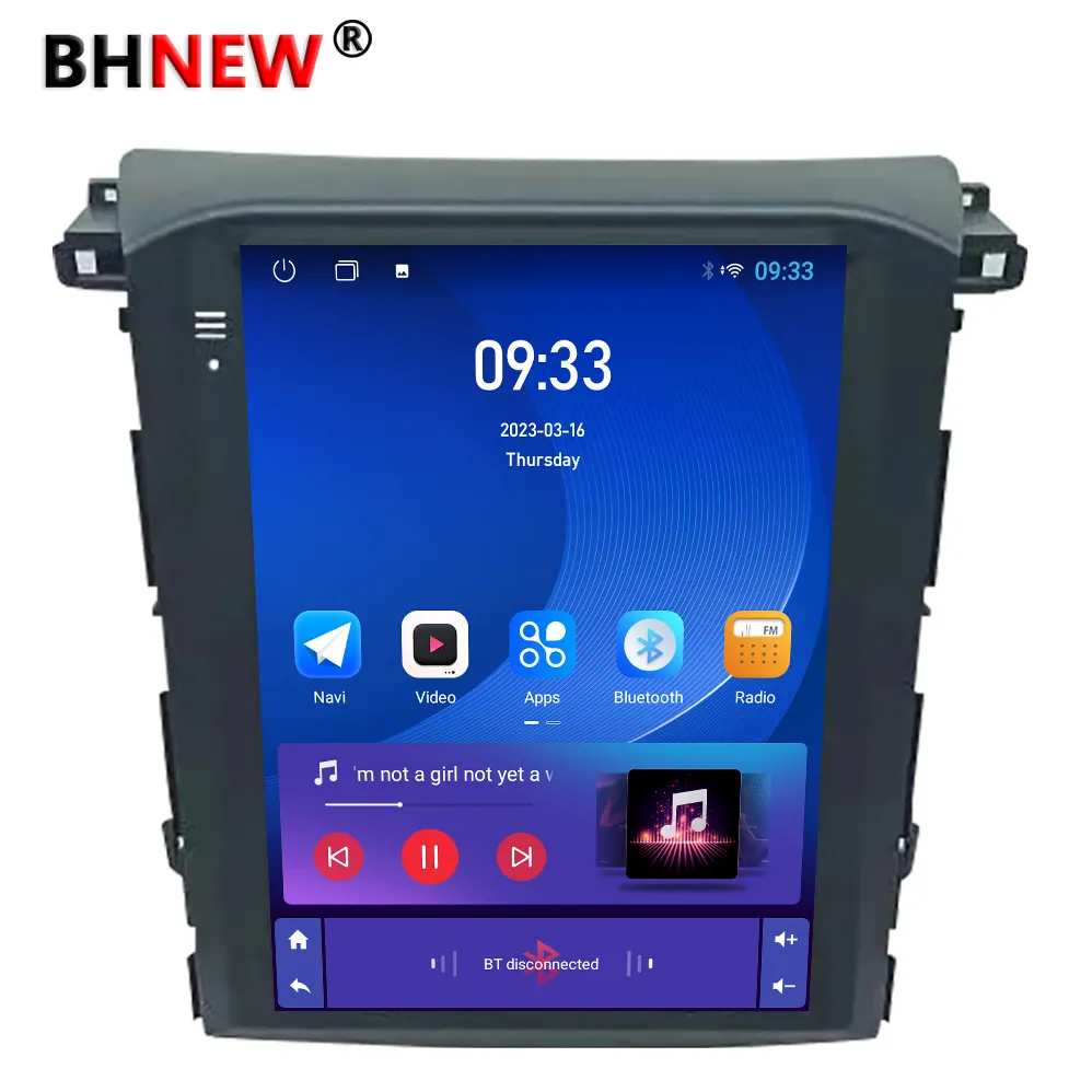 9,7 "Tesla Style Auto Video Player Für Subaru XV Forester 2019 2020 2021 GPS Navigation Carplay Autoradio Android Head Unit