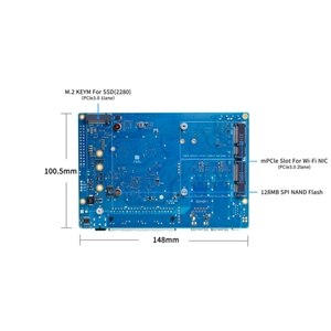 Banana Pi Bpi-r4 avec boîtiers, Mediatek Mt7988a (880) Quad-core Arm Corex-a73, 4 Go DDR4, 8 Go eMMC, carte routeur OpenWrt - Product Image 4