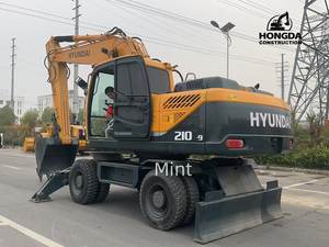Excavadora de ruedas usadas Hyundai 210W-9 21ton Excavadora de ruedas hidráulica barata Corea Original 10 toneladas con buen rendimiento - Product Image 3