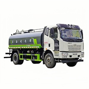 Factory Direct FAW 4X2 12000L Water Bowser Truck for Municipal Road Cleaning Dust Control and Landscape <b>Irrigation</b> - Product Image 1