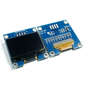Module d'affichage <span class=keywords><strong>OLED</strong></span> 1,3 pouces 128x64 I2C IIC 4 broches avec pilote SH1106, écran couleur bleu-blanc pour projets embarqués Arduino M112 - Product Image 1