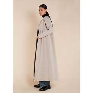 Manto per cappotti da donna crema - Product Image 1