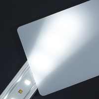 Plaque diffuseur en polycarbonate PC blanc poli mat de 0,5 mm et 1 mm, anti-jaunissement, pour panneau diffuseur de lumière LED et couvercle de lampe