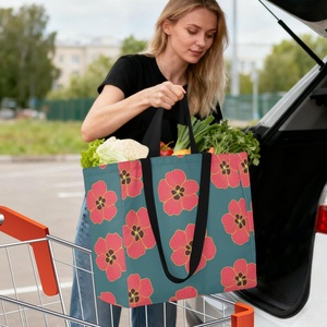 Custom Hawaii Hau Flower Tote <b>Bag</b> <b>Large</b> Size Waterproof Tote Shopping Travel <b>Bags</b> for Grocery Shopping <b>Beach</b> Gifts - Product Image 4