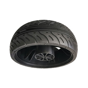 Neumático ancho de alta calidad, ruedas planas de poliuretano sin ruedas, 10x3 - Product Image 4