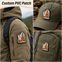 Lot de badges 3D en PVC souple personnalisés avec personnages de dessins animés pour sacs d'enfants, vêtements de club en plein air et accessoires promotionnels
