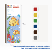 Libros para Colorear con Agua para Niños Pequeños, Papeles de Pintura con Agua sin Desorden, Kit de Pintura con Agua para Niños, Regalo de Cumpleaños