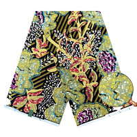 Tela Africana Exclusiva 2026 100% Algodón con Brillo, Gran Super Pagne para Coser