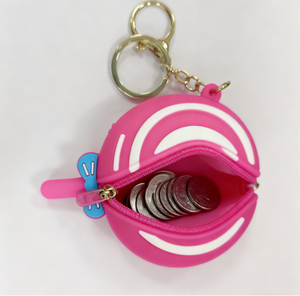 Porte-monnaie porte-clés en silicone personnalisable pour enfants, motif sucette, directement de l'usine, pour garçons et filles, mignon, dessin animé, étanche, léger - Product Image 5