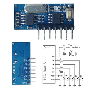 New Wireless Rf Data Receiver Rolling Code Remote Control Receiver 433mhz Rf Module Modulo <strong>Codificador</strong> Rf 433 Mhz 433mhz Hcs301 - Product Image 3