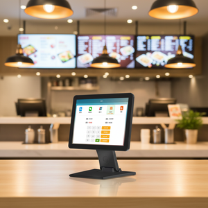 New 17" Waterproof IP65 4:3 Touch Screen Monitor TFT LCD Glass Pc ATM Industrial <b>Control</b> All in One LED Display ROHS This Used R - Product Image 1