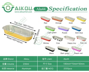 ถ้วยฟอยล์อลูมิเนียมแบบใช้แล้วทิ้งขนาด 230 มล. รูปทรงดอกทิวลิป สำหรับ<span class=keywords><strong>คั</strong></span><span class=keywords><strong>พ</strong></span><span class=keywords><strong>เค้ก</strong></span> แบบนำกลับมาใช้ใหม่ได้ รูปทรงสี่เหลี่ยมผืนผ้า สำหรับมัฟฟิน ขนมปัง แม่พิม<span class=keywords><strong>พ</strong></span>์อบขนม อุปกรณ์เบเกอรี่ สำหรับอบ - Product Image 6