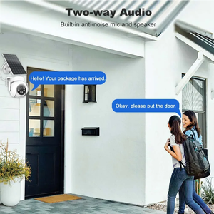 LCLCTEK 4G SIM LTE טויה חכמה כוכבים סולרית מצלמת אבטחה מופעלת סוללה 3MP צבע מלא IP66 חיצוני PTZ מצלמת טלוויזיה במעגל סגור - Product Image 5