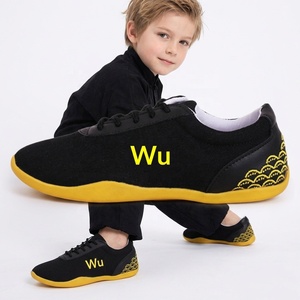 Chaussures d'arts martiaux en toile unisexes pour enfants, doublure en maille respirante, semelle en caoutchouc antidérapante, épaisseur simple, pour <span class=keywords><strong>Tai</strong></span> <span class=keywords><strong>Chi</strong></span> Kung Fu - Product Image 1