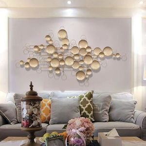 Décoration murale moderne <span class=keywords><strong>de</strong></span> luxe en métal 156*78cm pour salon, suspension murale pour canapé, décoration murale en fer pour <span class=keywords><strong>salle</strong></span> à <span class=keywords><strong>manger</strong></span>, pour la maison - Product Image 2