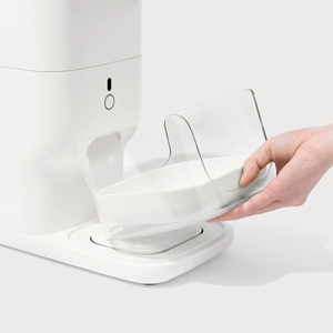 Distributeur de nourriture intelligent RFID de luxe et écologique pour animaux de compagnie, bac à litière automatique pour chats, système d'alimentation programmable via application, capacité de 65 L pour plusieurs animaux - Product Image 2