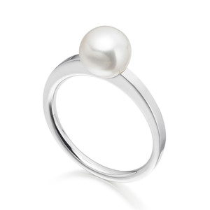 Anillo de Compromiso Solitario con Perla Personalizado con Logotipo, Oro Amarillo de 14K, Joyería, Perlas de Agua Salada Sueltas al por Mayor, Joyería <span class=keywords><strong>James</strong></span> <span class=keywords><strong>Allen</strong></span> - Product Image 5