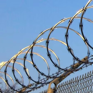 An toàn cao chống leo tường đơn dao cạo dây hàng rào lưới Hàn dây thép gai cuộn với giá rẻ - Product Image 1