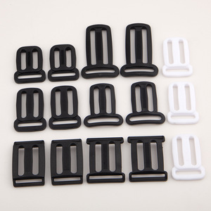 Adjustable Plastic Buckles For <b>Bag</b> And Luggage Black <b>White</b> Color Options Size R001 - Product Image 1