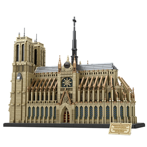 Reobrix 66016 Catedral de <span class=keywords><strong>Notre</strong></span> <span class=keywords><strong>Dame</strong></span>, bloques de construcción, modelo de edificios modernos de plástico para decoración del hogar, regalo de colección a partir de 14 años - Product Image 1