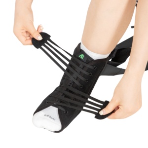 Kangda Medical Tobillera de talón abierto con correas ASO Tobillo Estabilizador Ortesis Velocidad Lacer Up Tobillera - Product Image 2