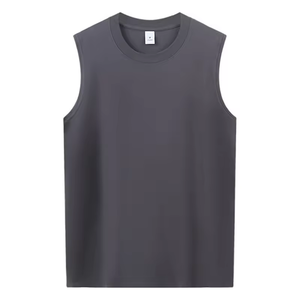 Oem Manufacturer Premium Cotton <b>Mens</b> Tank Top Fitness <b>Mens</b> Undershirts Plain Colour Plus Size <b>Mens</b> Tank Top customized logo tops - Product Image 4