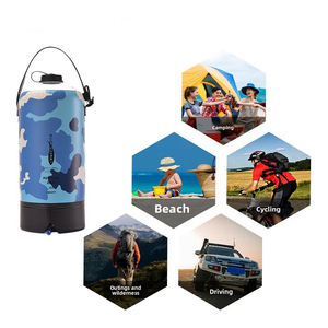 Doccia Solare Portatile in PVC da 20L, Borsa Impermeabile per Toilette, Serbatoio d'Acqua con Tubo, <span class=keywords><strong>Set</strong></span> Completo per Bagno Bambini e Viaggi - Product Image 5