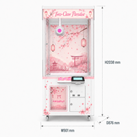 Machine à griffes de style japonais OFO personnalisable, appareil d'amusement à monnayeur pour attraper les peluches, pour le marché mondial des salles d'arcade