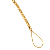 Bracelet punk géométrique tendance en acier inoxydable, connecté entre les doigts, cadeau pour femme, chaîne de main