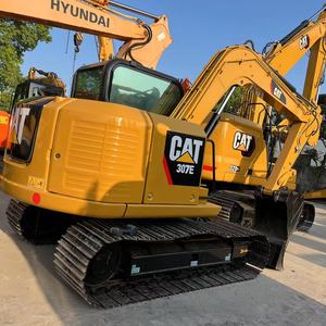 8 toneladas usadas para excavadora de orugas hidráulica 307E con motor C2.4T y bomba Máquina excavadora de segunda mano a la venta - Product Image 3