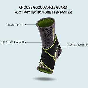 Protection de la cheville anti-entorse, protection du <span class=keywords><strong>pied</strong></span>, attelle de cheville pour le basketball avec sangle de compression élastique en nylon pour usage unisexe - Product Image 2
