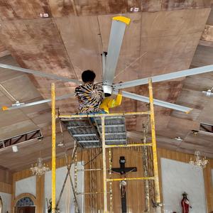 Taller de fábrica de 11 pies Ventilador de techo <span class=keywords><strong>Big</strong></span> <span class=keywords><strong>Ass</strong></span> Ventilador de techo Hvls de 6 aspas para gimnasio - Product Image 2