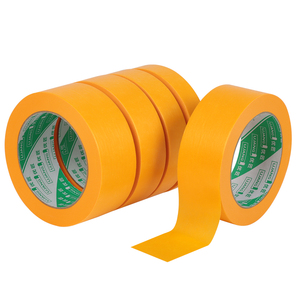 Ruban <span class=keywords><strong>de</strong></span> <span class=keywords><strong>peintre</strong></span> en papier crépon jaune <span class=keywords><strong>de</strong></span> qualité professionnelle UJANG, facile à déchirer et à retirer proprement, pour la finition des murs, du bois et des meubles - Product Image 1